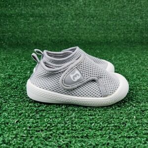 BMCITYBM Walking Shoes Unisex Kids Size 5 Grey Mesh Slip On Sneakers W21SS505‎